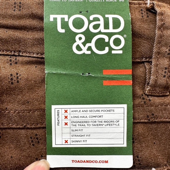 Toad And Co Jeans Women 8 Brow LOLA Skinny Mid Rise Organic Cotton Stretch Denim - Picture 3 of 6